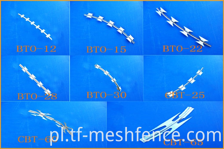 type of concertina razor barbed wire